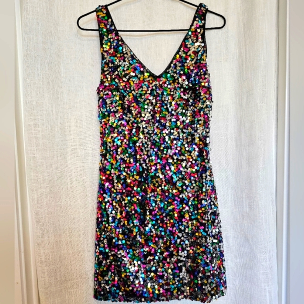 Lulu's Sequin New Years Eve Cocktail dress